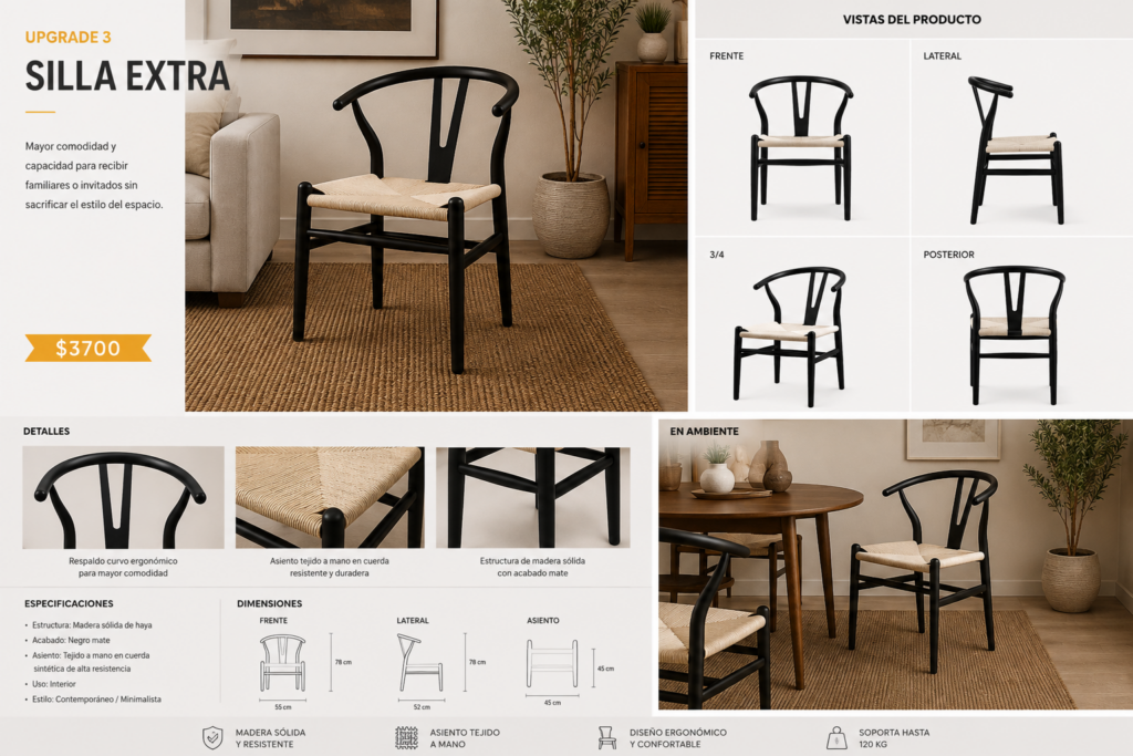 Silla extra