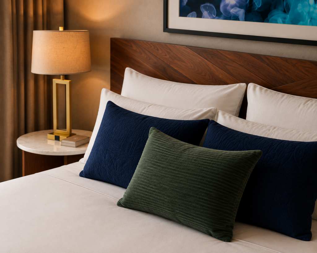 Bedroom Master Azure Retreat — Homiture